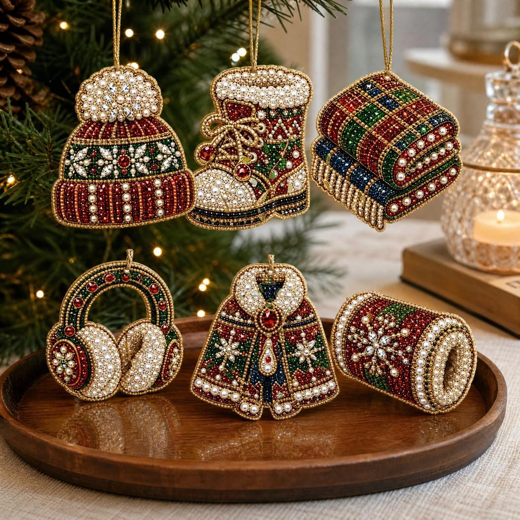 Christmas Tree Ornament Kit - DIY Hanging Decorations