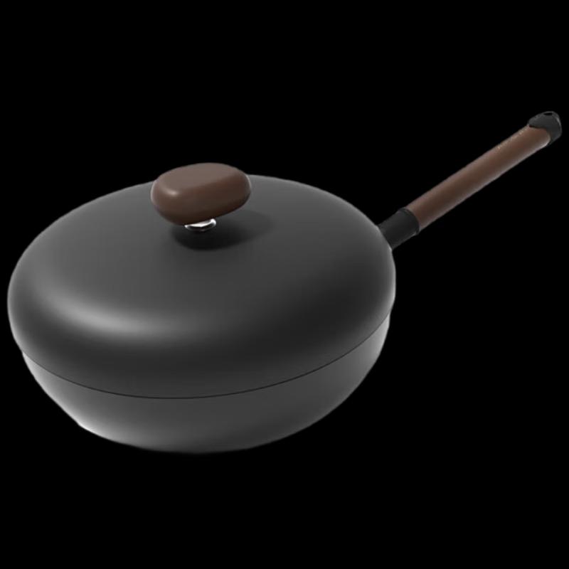 VELOSAN 32cm Fine Iron Non-stick Wok