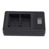 Camera Flash Charger Fit for VB26 VB26B VB30 Battery 5Wx2 Camera Flash Dual Battery Fast Charger with Smart Display