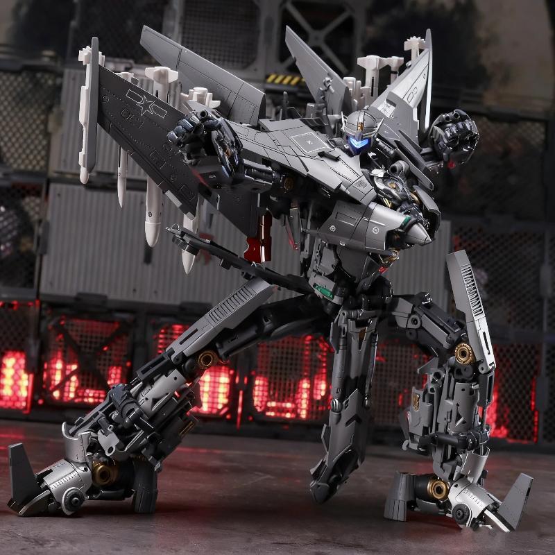 Touchtoys 1/18 J16-N Nacrmmi Heavy Fighter Jet Finished Model Action Figures Highly Articulated Transformable Mecha Toy Boy Gift