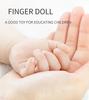 Finger Puppets Animals Dolls Family Educational Cartoon Mermaid Hand Stuffed Puppets Theater Plush Baby Toys for Children Gifts
