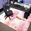 1PC Custom Name Ballerina Stars Theme Floor Mat Ideal for Living Room, Game Rooms, Office, Bedroom Floor Mat Playful Design