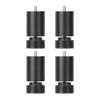 4x Sofa Legs Alloy Adjustable Heavy Duty Table Feet M10 Metal Furniture Legs for Bathroom Dining Table Wardrobes Couch Sofas