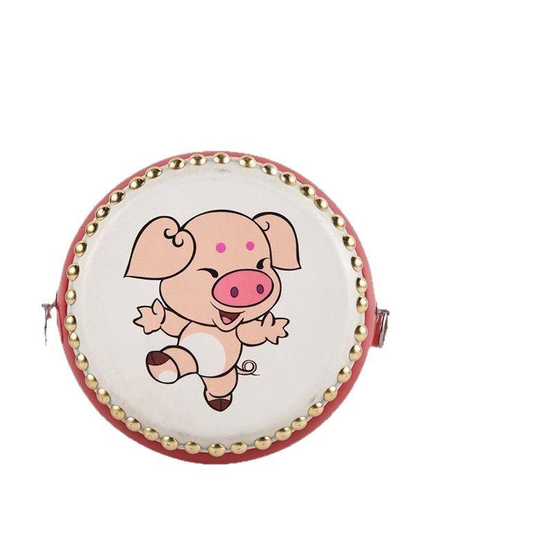 Kogane Inch Cowhide Drum: Children's Small Drum and Percussion Instrument.