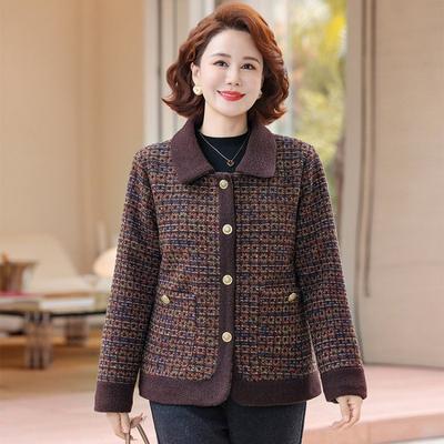 Padded Jacket Jacket New Autumn and Winter Women's Woolen Top