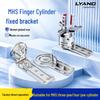 Adjustable Three/Four-Jaw Finger Cylinder Bracket with Dual Groove for Direct Screw Connection