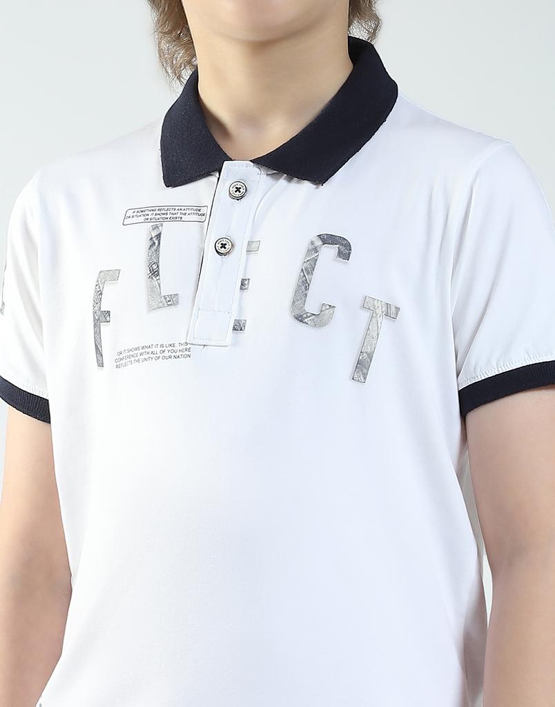 MONTE CARLO Jungen T-Shirt mit Printkragen