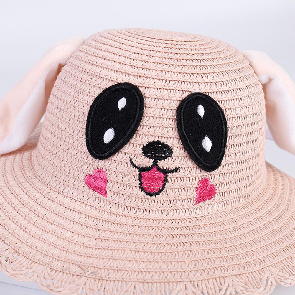 Cute Cartoon Dog Dance Ears  Straw Hat