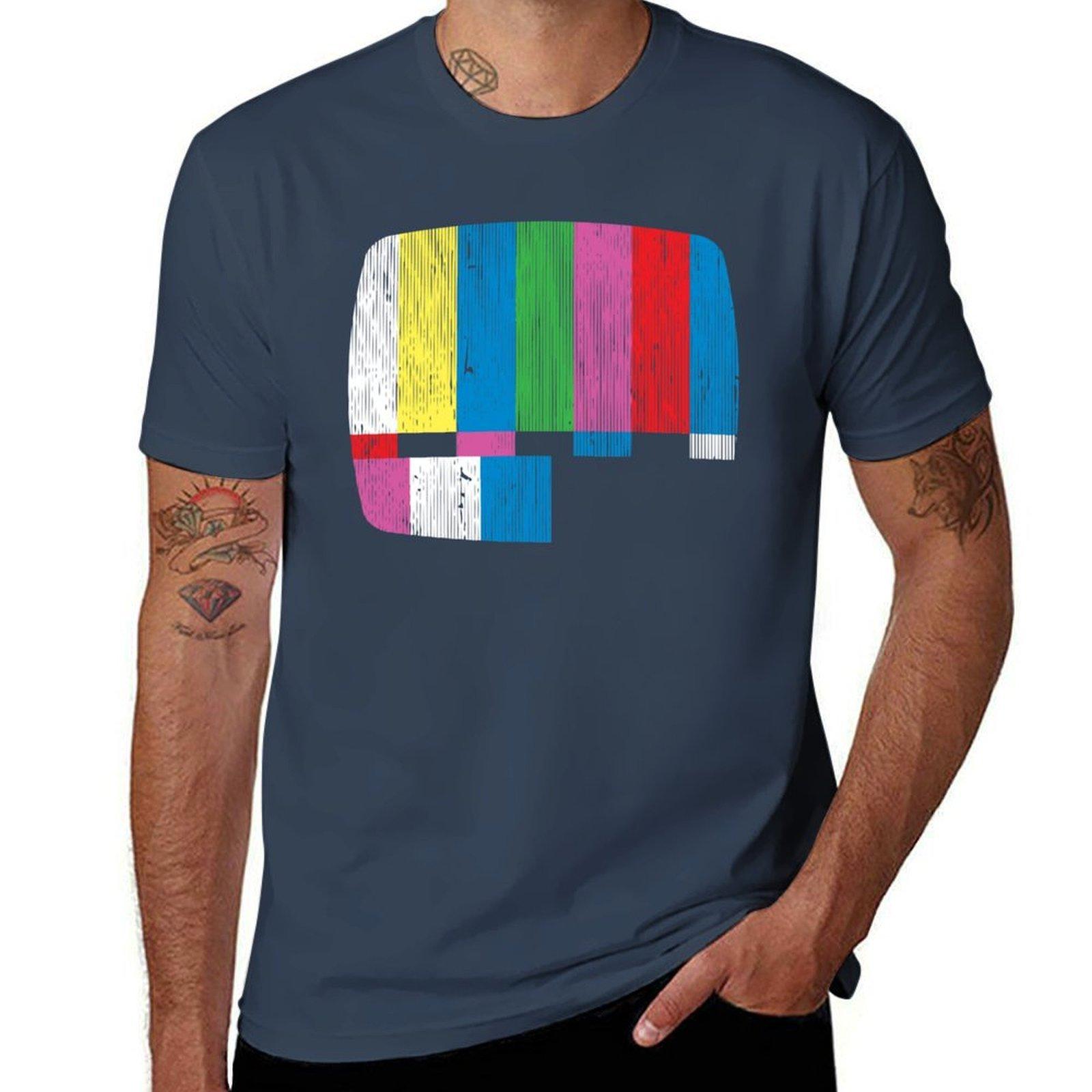 Test Pattern TShirt Festival Party Tee Top S