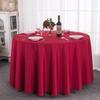 Circular Restaurant Tablecloths Hotel Banquet Tablecloths Suitable for Families Wedding Parties Easy To Maintain Heat-resistant