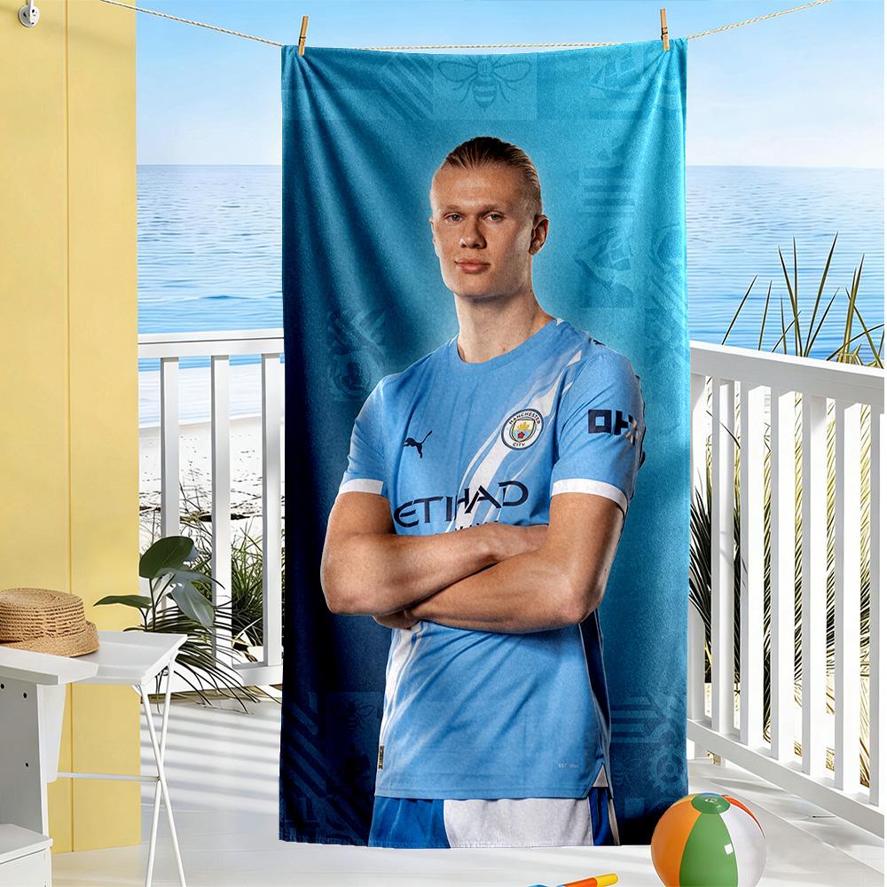 Haaland Beach Towel Super Soft & Absorbent Comfortable Lightweight Portable for Swimming,Beach,Camping, Travel, Beach Accessories,Gym