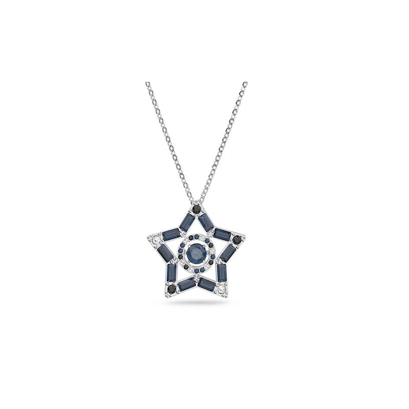 Swarovski Stella star can beat, sparkle and elegant, crystal necklace for women 5620787 синий