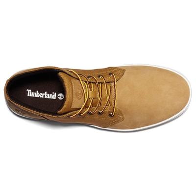Davis Square Chukka Leather And Fabric Boots 'Wheat' A1OI3231