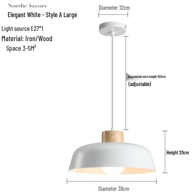 oeny Nordic Macaron Pendant Light