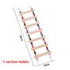 Bird Toys Set Swing Chewing Training Toys Small Parrot Hanging Hammock Parrot Cage Bell Perch Toys With Ladder Pet Supplies 1pc