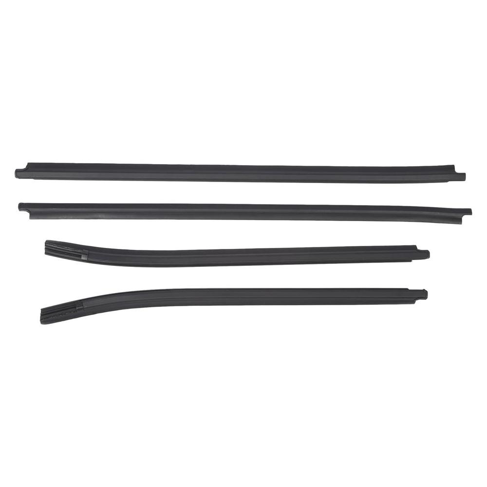 Car Window Weatherstrip Seal Belt Moulding 4Doors Fit For Toyota Hilux 2005-2014