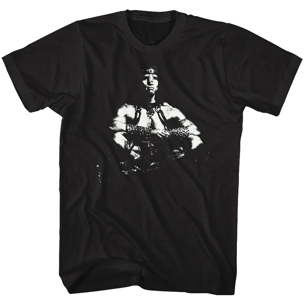 Conan The Barbarian Classic Movie Sitting Indian Style Men T-Shirt XXXXL