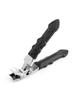 Stainless Steel Long Handle Curved Nail Clipper with Large Grip