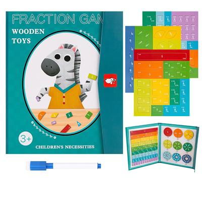 Montessori Leermiddelen Houten Wiskunde Speelgoed, Wiskunde Boek Clip Stijl Magnetische Leermiddelen Score Leren Demonstratie