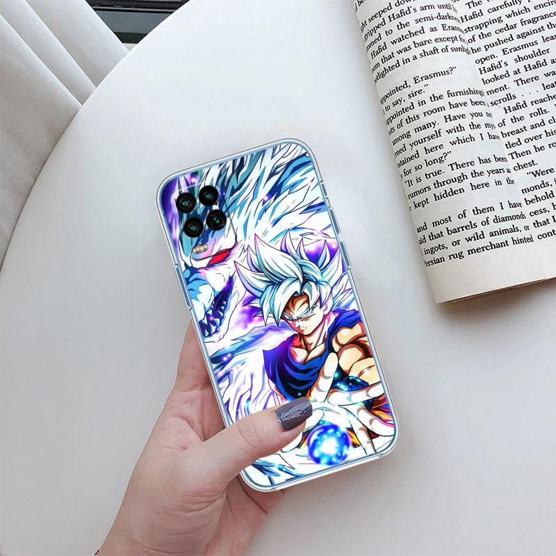 Anime Dragon Ball Goku Transparent Phone Case for Motorola Moto G10 G20 G30 G31 G32 G34 G35 G41 G42 G50 G51 G52 G55 G60 G60S