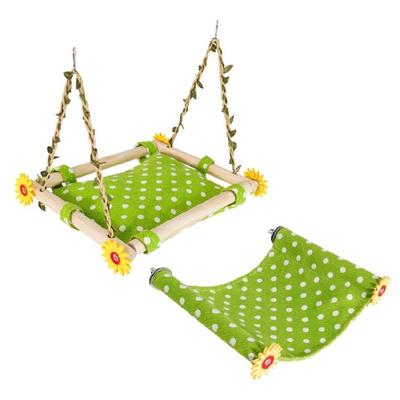 Cage Mounted Bird Bed Parrot House Hangable Hammocks Sleep Bed Bird Supplies