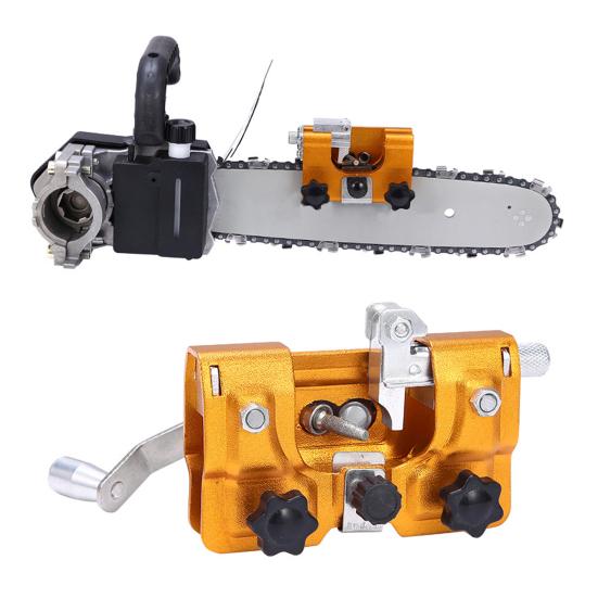 Chainsaw Sharpener Kit Hand-Cranked Chain Grinder Lightweight Design Chain Grinder Aluminum