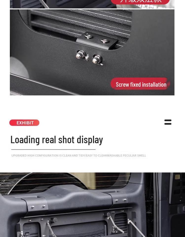BYD Leopard 5 Tailgate Aluminum Folding Storage Rack