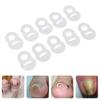10pcs Silicone Ingrown Toenail Correcting Tool Invisible Ingrown Toe Nail Straightening Protector Br