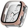 Smartwatch Cover Shell Case with Tempered Glass Film for Active 2 Square Screen Protector Film Cover Scratchproof Case