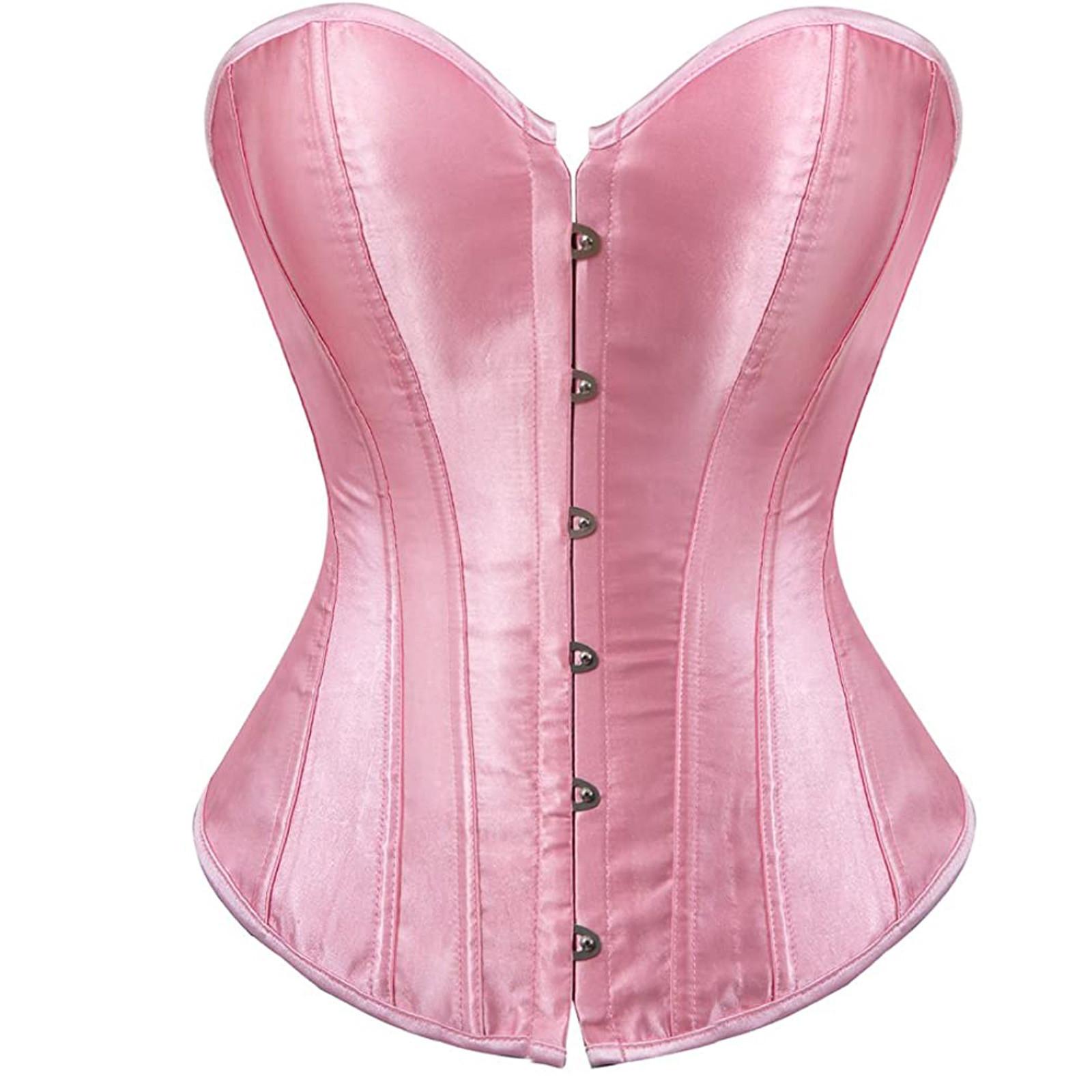 

Женский корректирующий костюм для всего тела, корректирующее белье с жестким контролем, корректирующее белье с корсетом XXXXL розовый