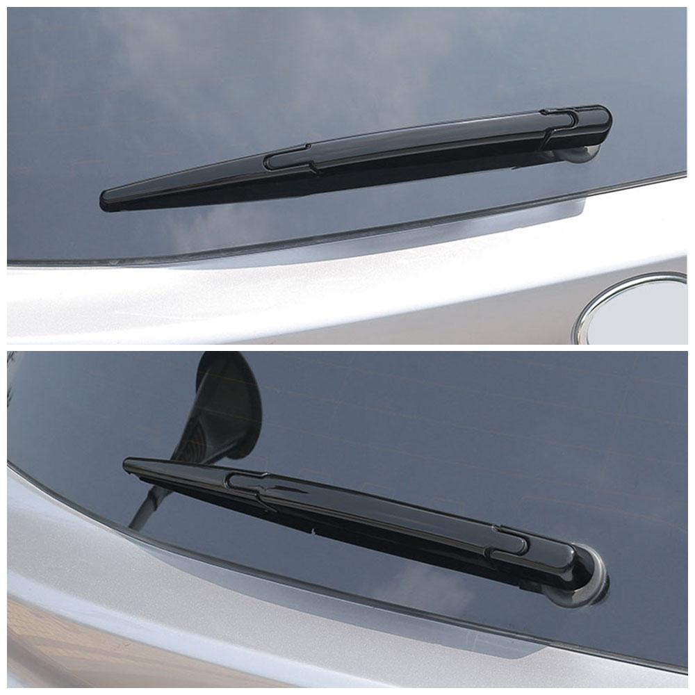For Toyota Sienna XL40 4th 2024 2024 2024 Car Exterior Carbon Refit Rear Trunk Window Windshield Wiper Cover Trim Chrome Sticker