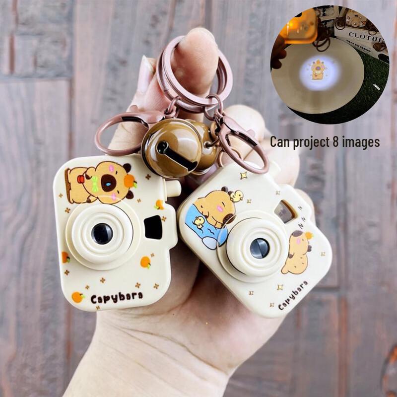 Милый брелок-камера-проектор с капибарой