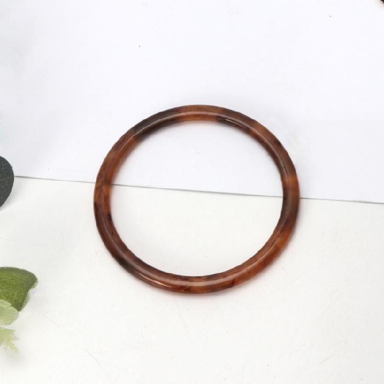 Classy Leopard Mottled Bangle Elegant Resin Bracelet Classical Leopard Mottled Bangle Jewelry for Beach Dancing