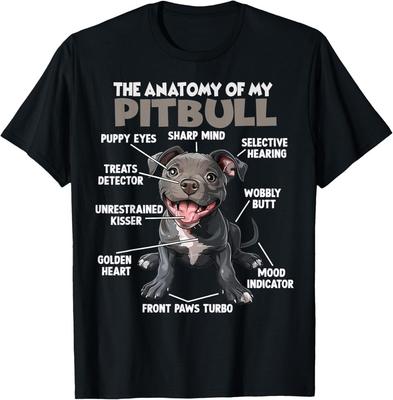 Pitbull Walk T Hundeliebhaber Pitbull Hunde T-Shirt Lustiges Hunde-Shirt Geschenk Unisex T-Shirt