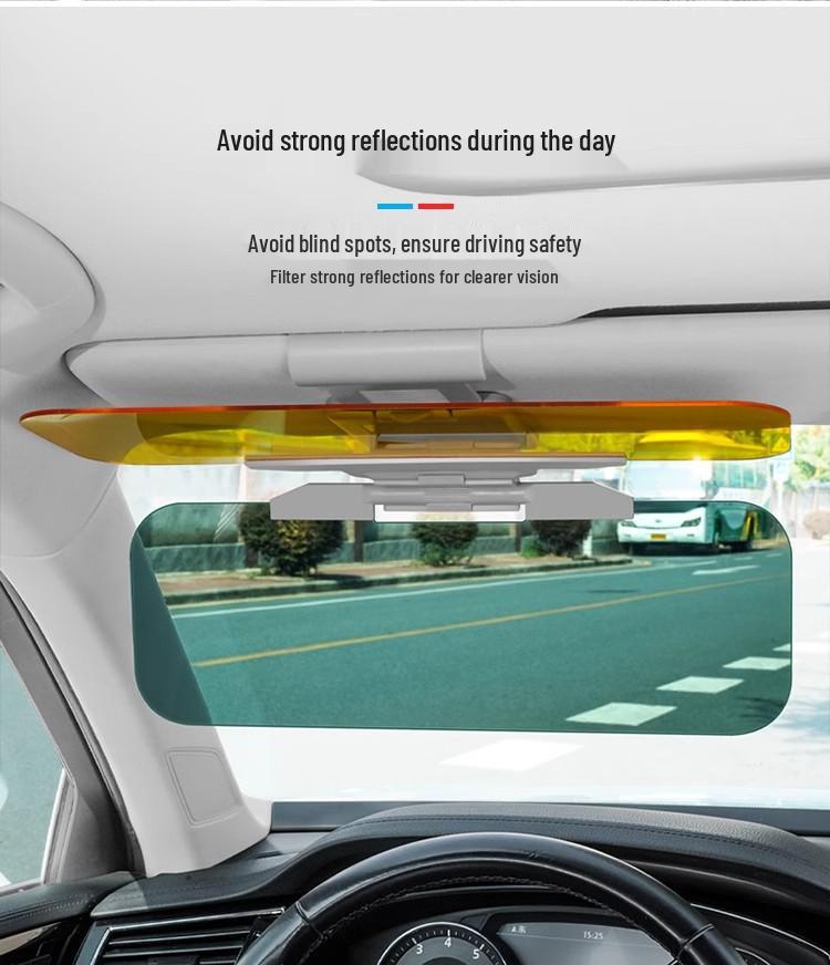 Óculos de motorista: Viseira Antirreflexo para Carro Dia e Noite e Óculos de Visão Noturna para Proteção Ocular
