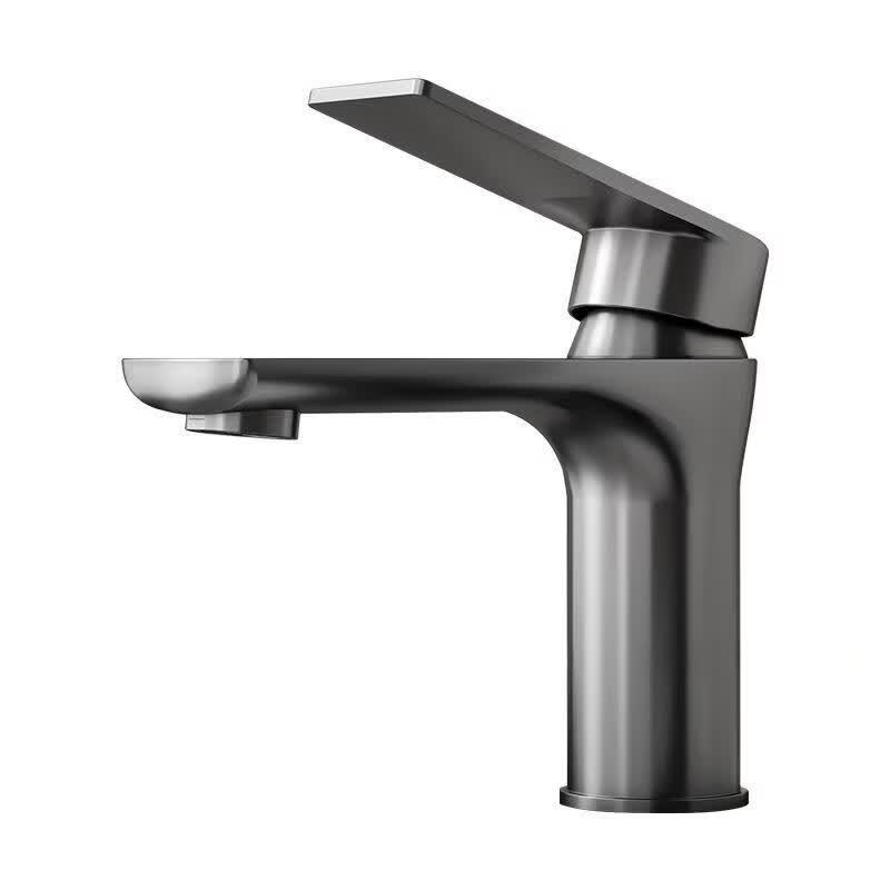 Baimengyang Gunmetal Grey Stainless Steel Hot/Cold Basin Faucet
