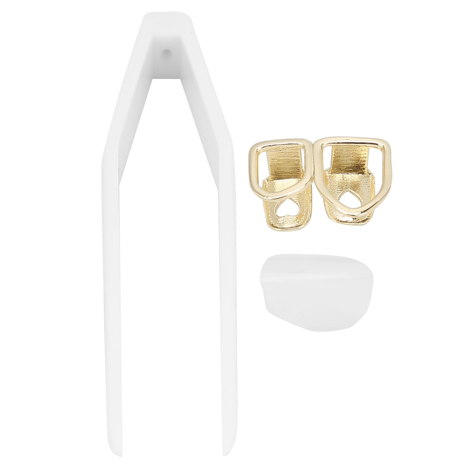 

Полый хип-хоп вставной зуб модный латунный Хэллоуин фестиваль хип-хоп украшение зуба Gold