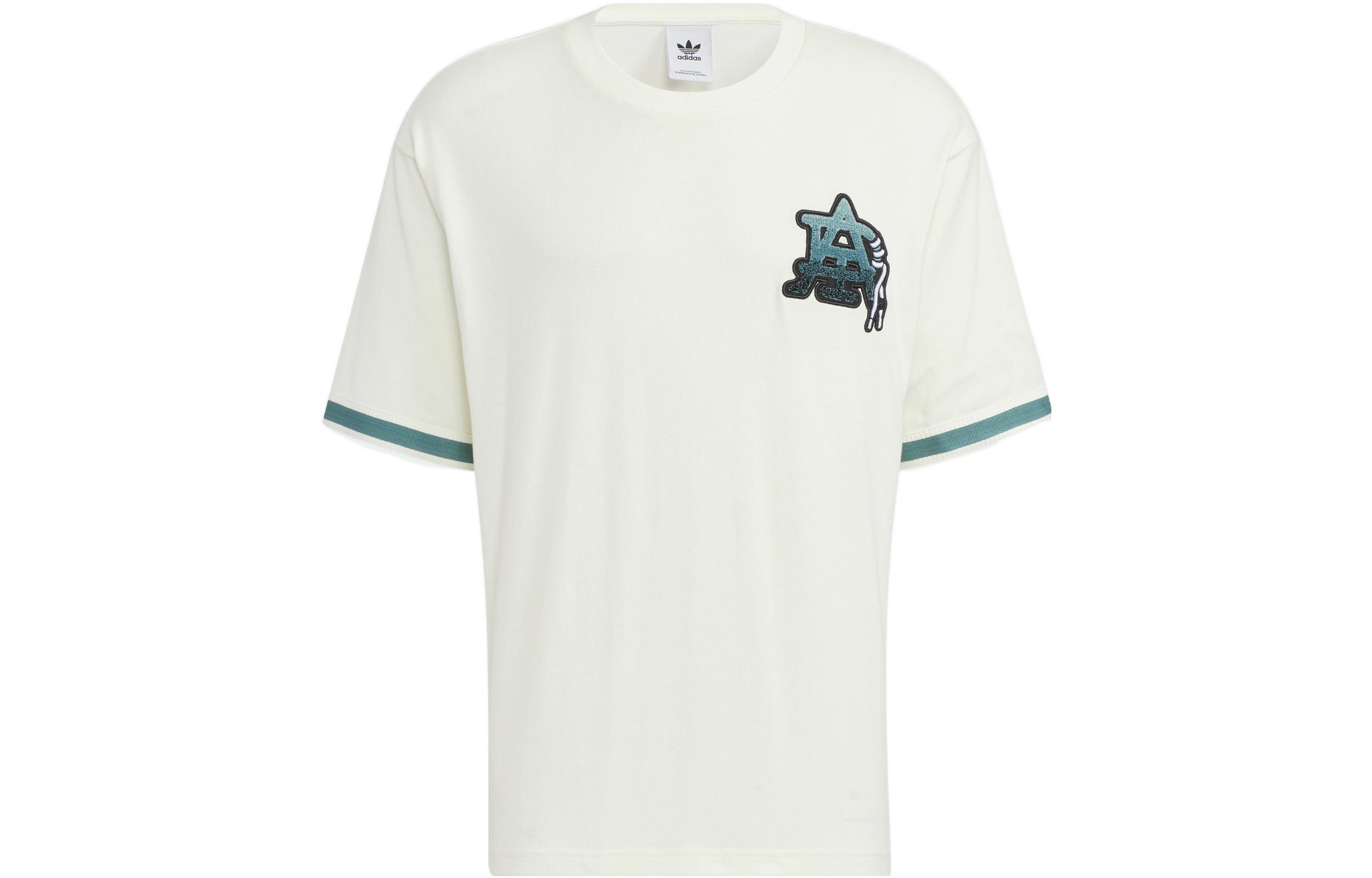 Adidas T Shirt Unisex White Marble HS2016 L