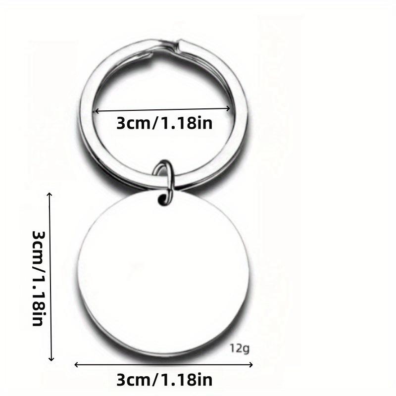Stainless Steel Keychain Grandparents Gift for Grandson Stainless Steel Keychain for Mothers Day and Fathers Day Backpack Bag Pendant