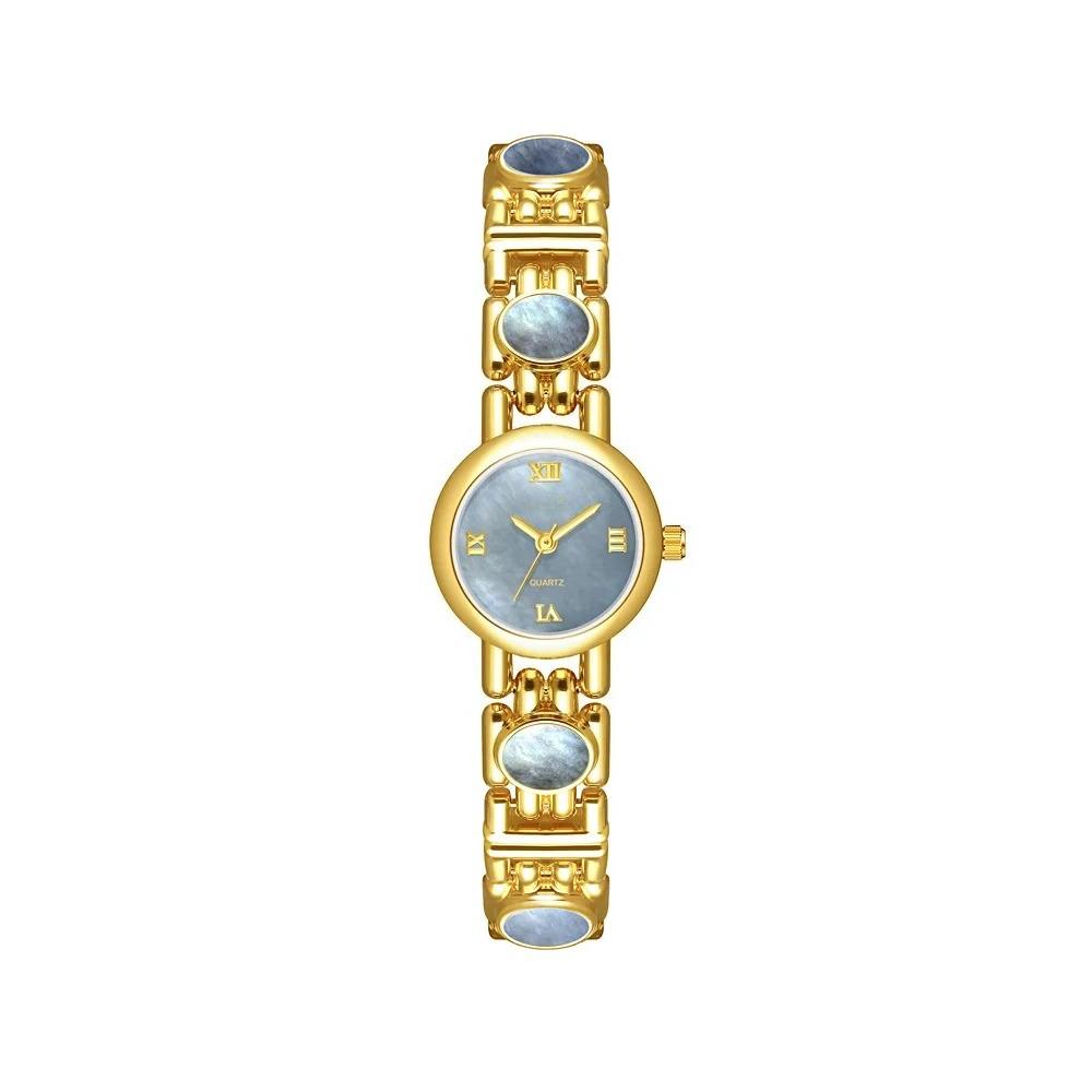 

Women s Watch Shell Bracelet Quartz Wristwatch Roman Numerals Round Dial Watches