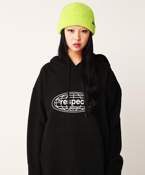 Respect International Front Logo Respect Hoodie (Black) Black/M