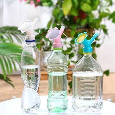 1/2pcs Dual Purpose Spray Tip - for Soda And Beverage Bottles, Ideal for Flowers And Gardening, Threaded, Random Colors