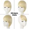 WTB Partial Bangs Wig Synthetic Wig Female Bangs Partial Lengthening Bangs Fake Bangs Two Cards Seamless Wig Piece