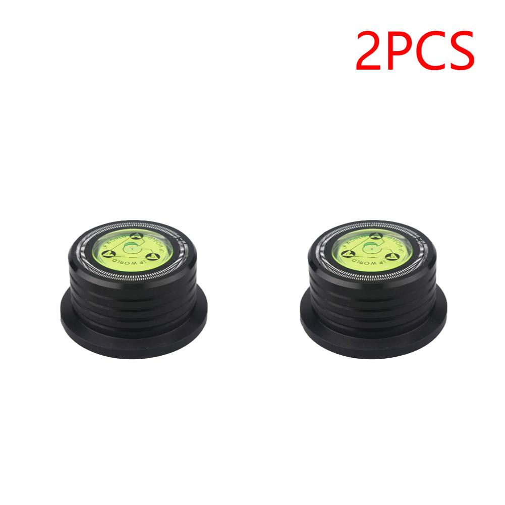 1-2PCS Universal 50Hz Aluminum Alloy LP Disc Stabilizer with Level Weight Clamp Music Record Player Vinyl Turntable Weight Clamp
