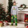 Parent-child Christmas Print Home Suit Long-sleeved Top And Pants