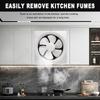 7.5/9/11/13inch Exhaust Fan 12V Wall Mounted Exhaust Fan Low Noise Extractor for Kitchen Bathroom Garage Grow Room