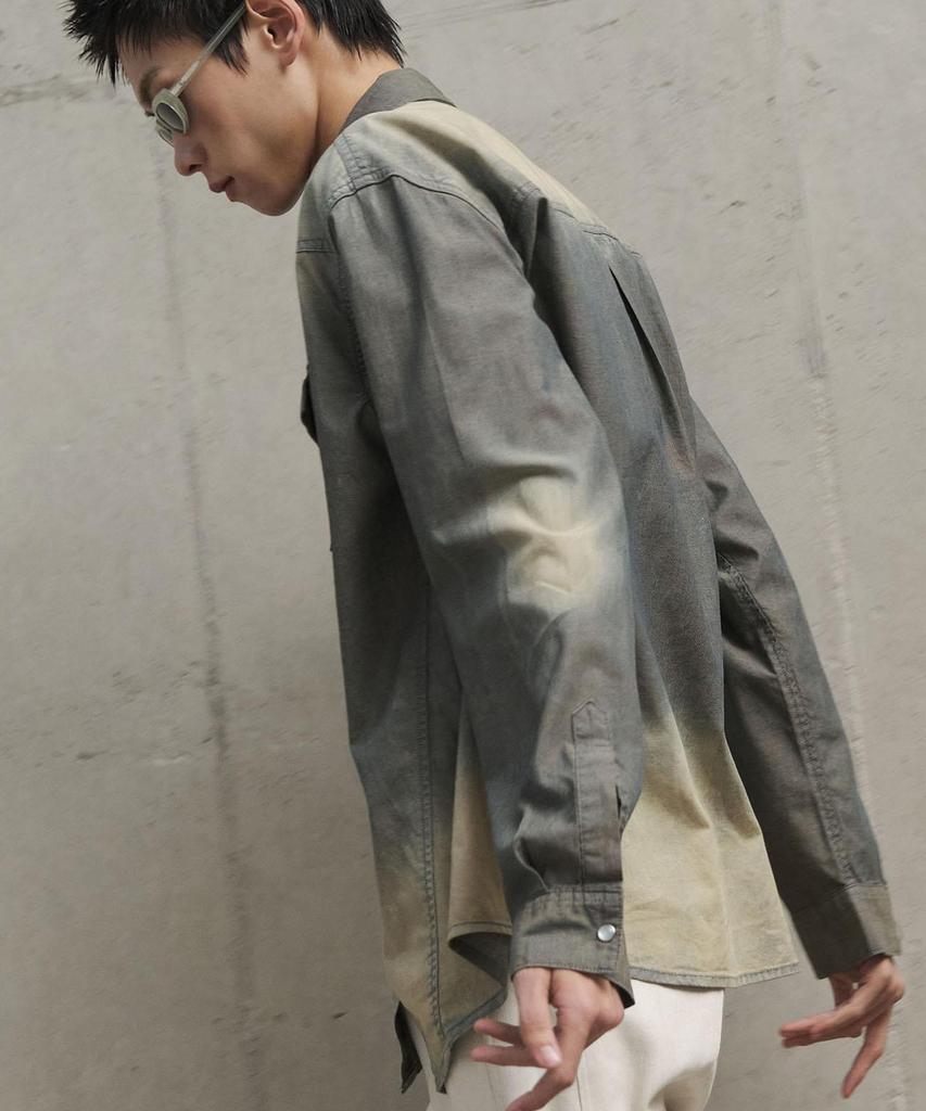 SENTAIR Lapis Western Denim Shirt_D1