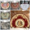 Boho Half Round Doormat Floral Pattern Floor Mat High Quality Welcome Rugs  Indoor Outdoor