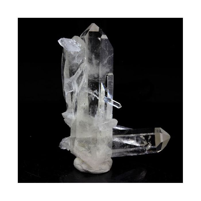 Pierres et Minéraux. Quartz biterminé. 71.5 ct. La Gardette Mine, Bourg d'Oisans, Isère, France.