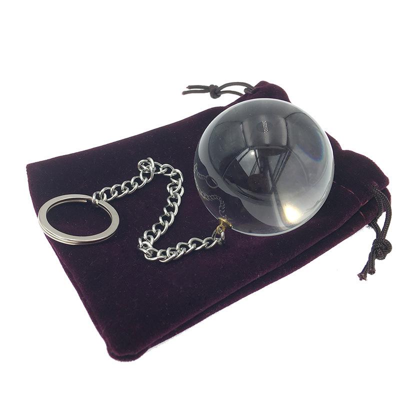 Crystal Glass Garden Anal Plug: Chrysanthemum Stimulating Pendant